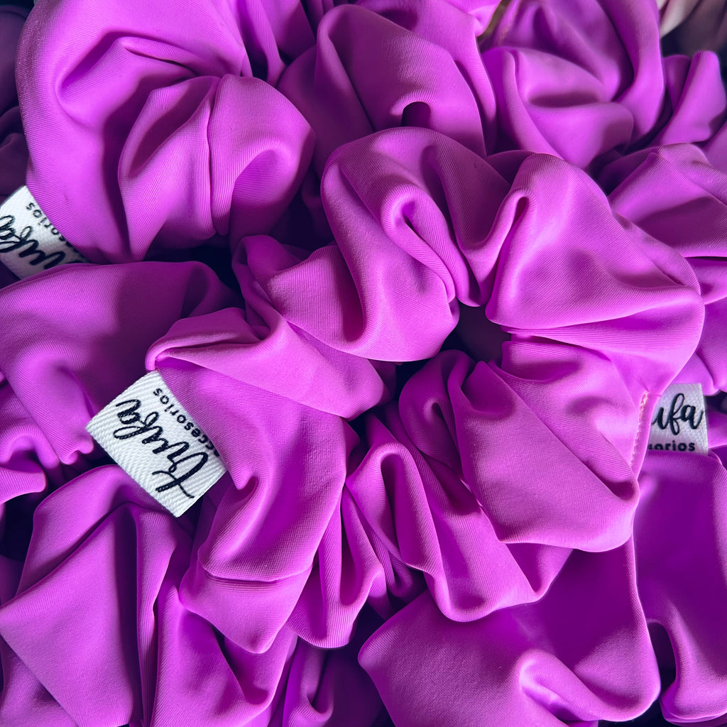 Scrunchie malva claro