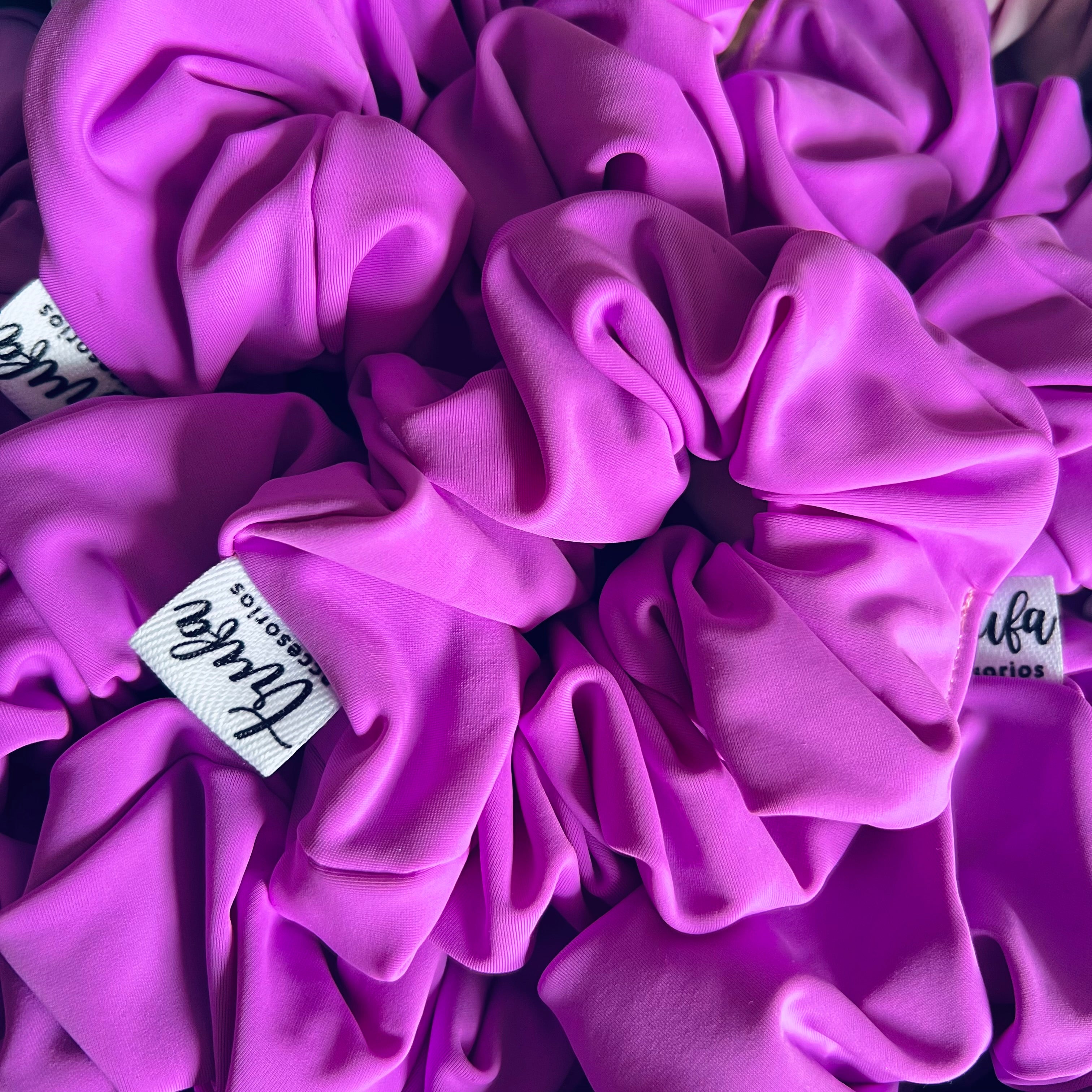 Scrunchie malva claro