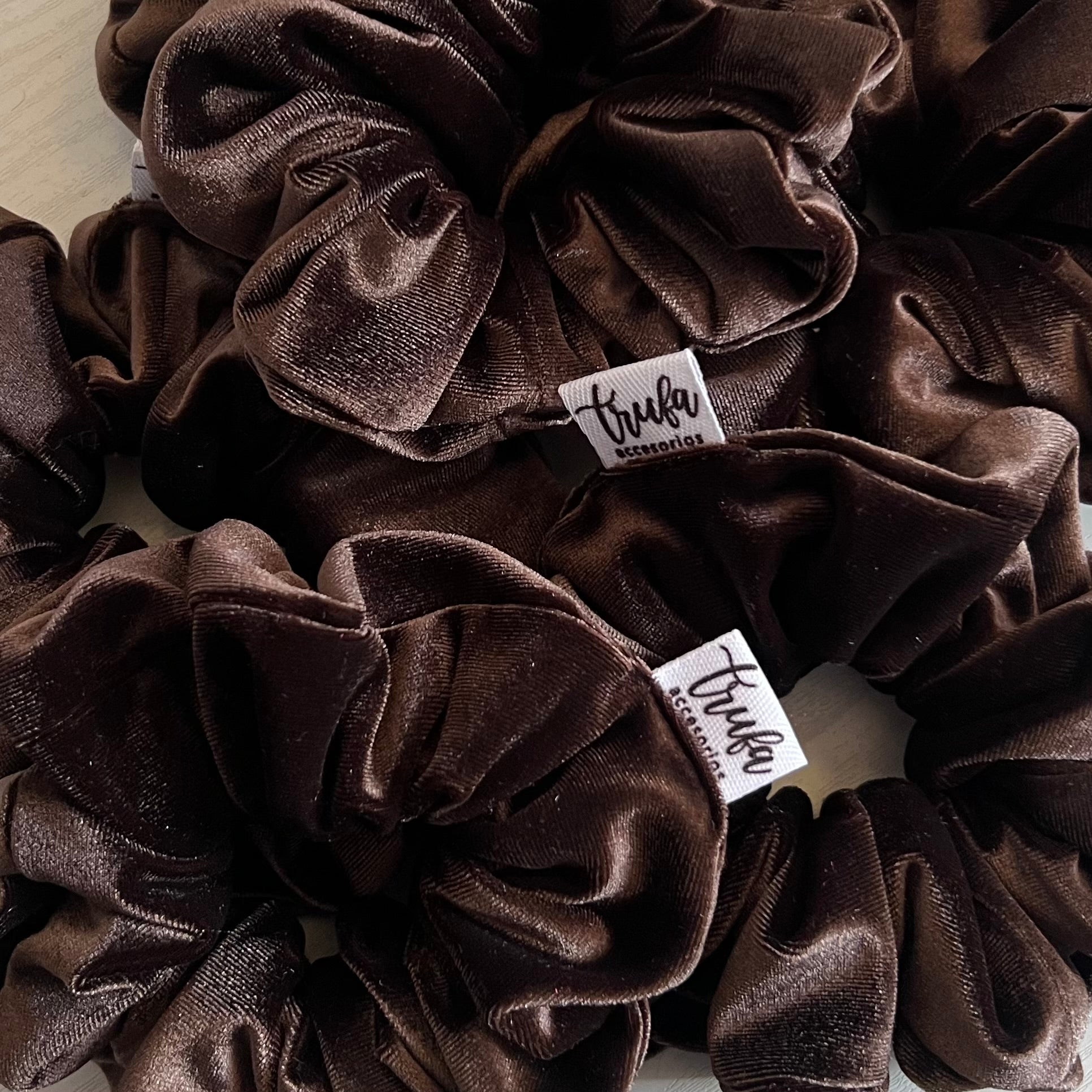 Scrunchie velvet café