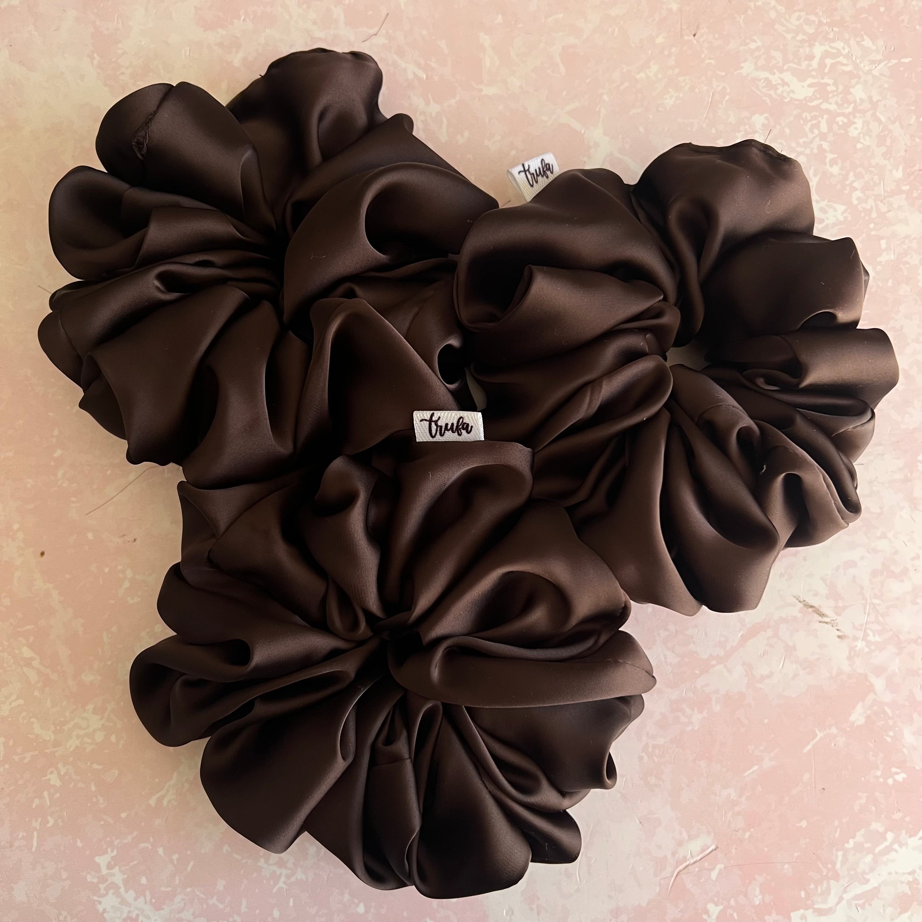 Scrunchie maxi café moro