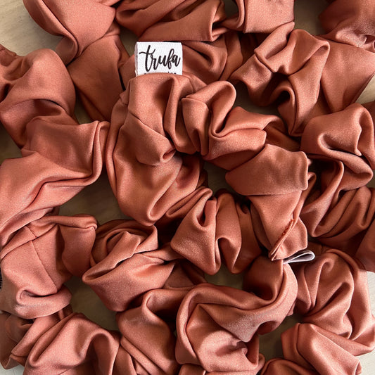 Scrunchie light copper
