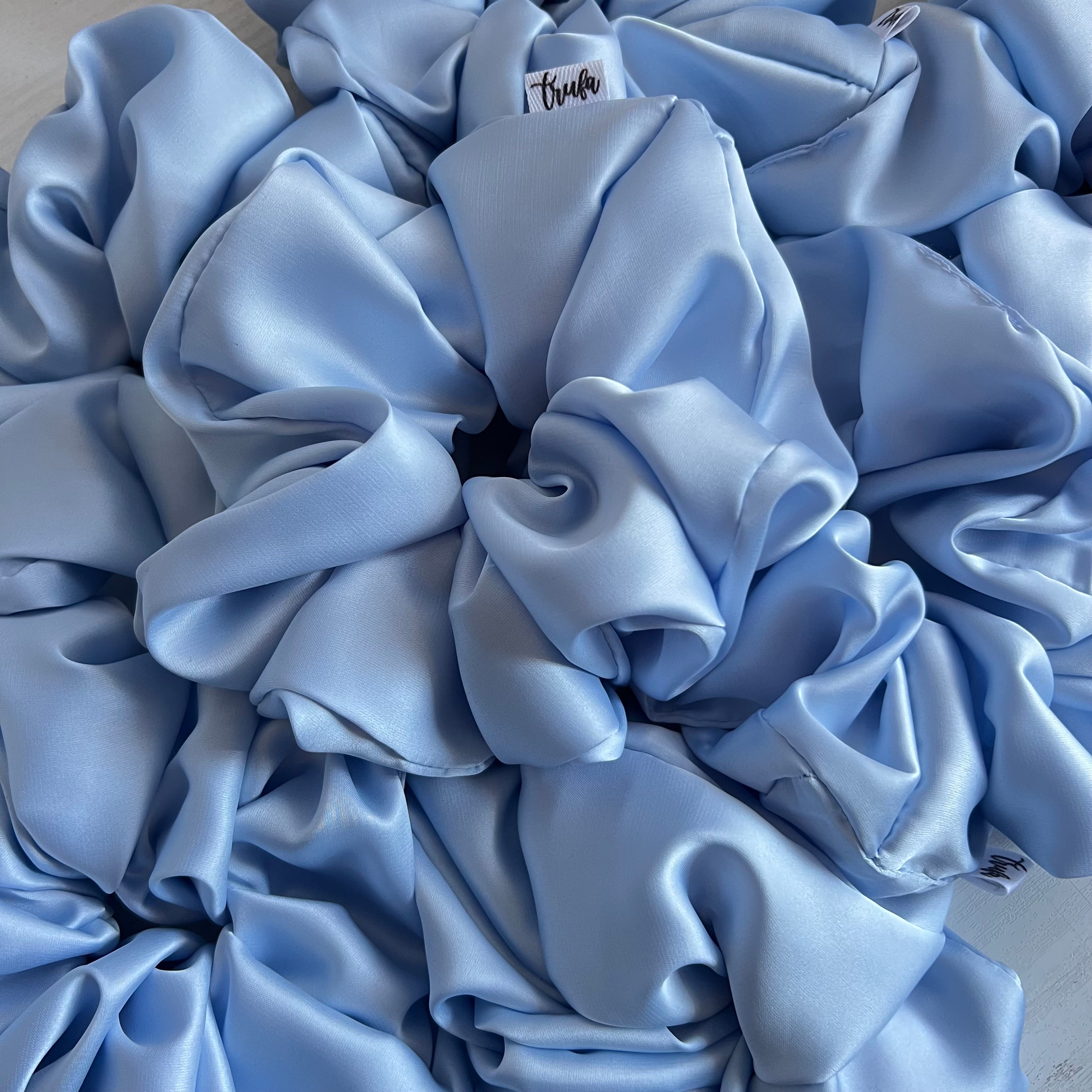 Maxi Scrunchie celeste