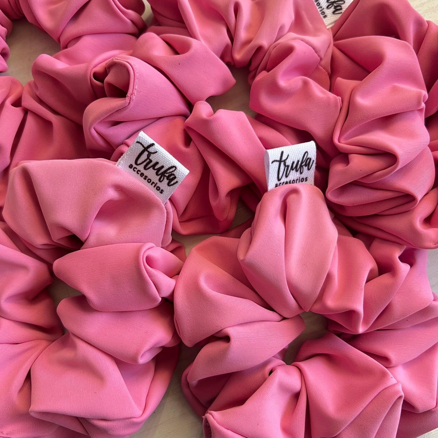 Scrunchie rosado