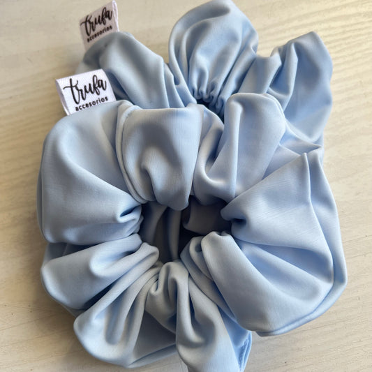 Scrunchie celeste