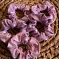 Mini Scrunchie palo rosa brillante