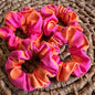 Mini Scrunchie rosado print
