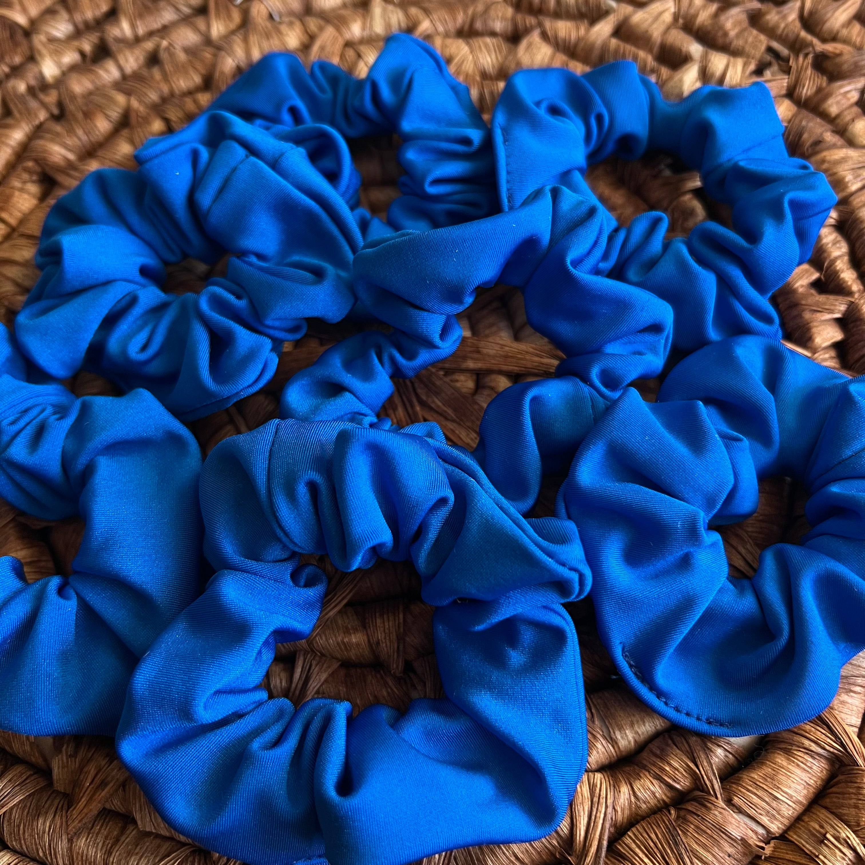 Mini Scrunchie azul