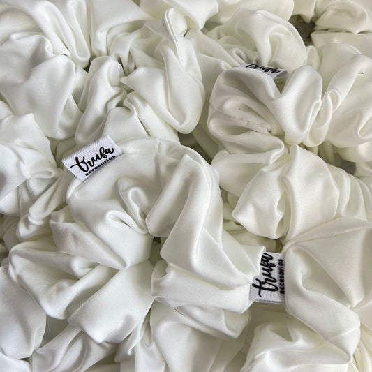 Scrunchie Blanco Invierno