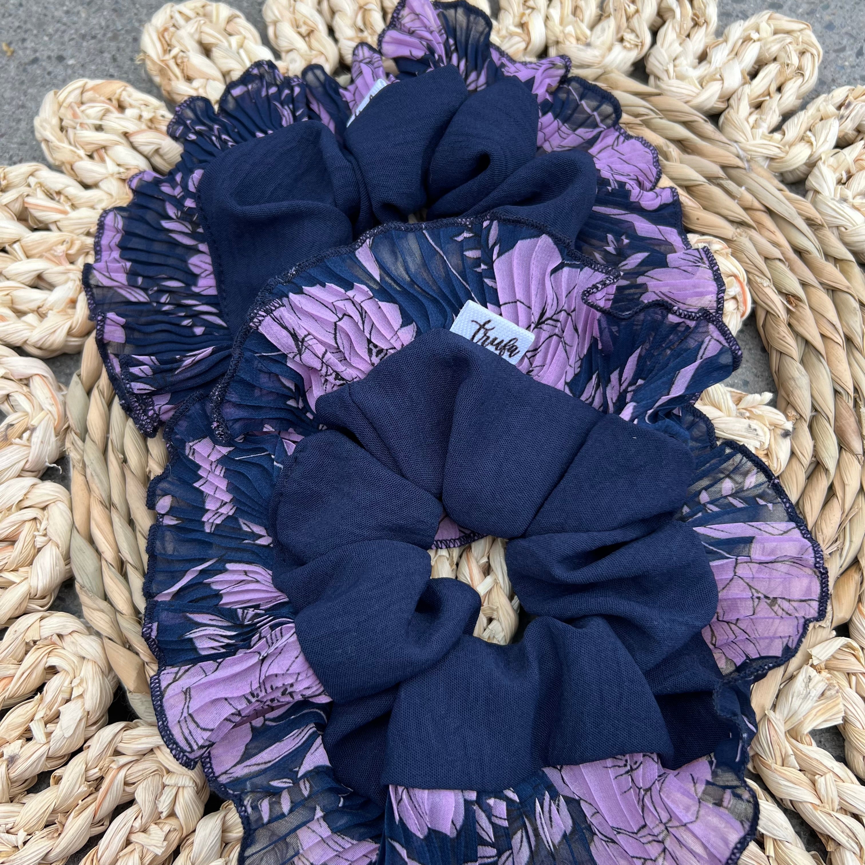 B. Simple Azul flores