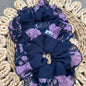 B. Simple Azul flores