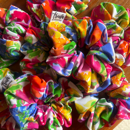 Scrunchie Flores de colores