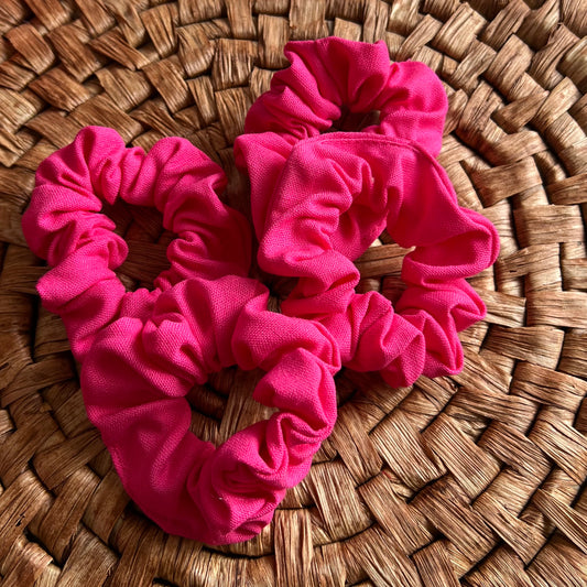 Scrunchie mini fucsia