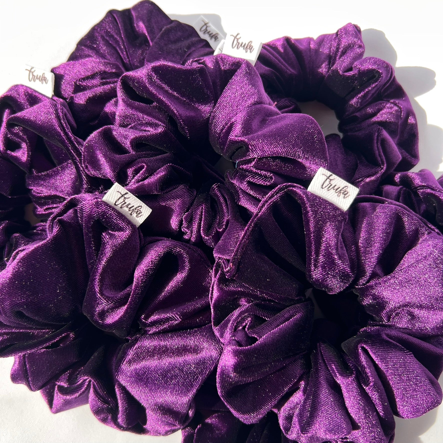 Scrunchie Velvet morado