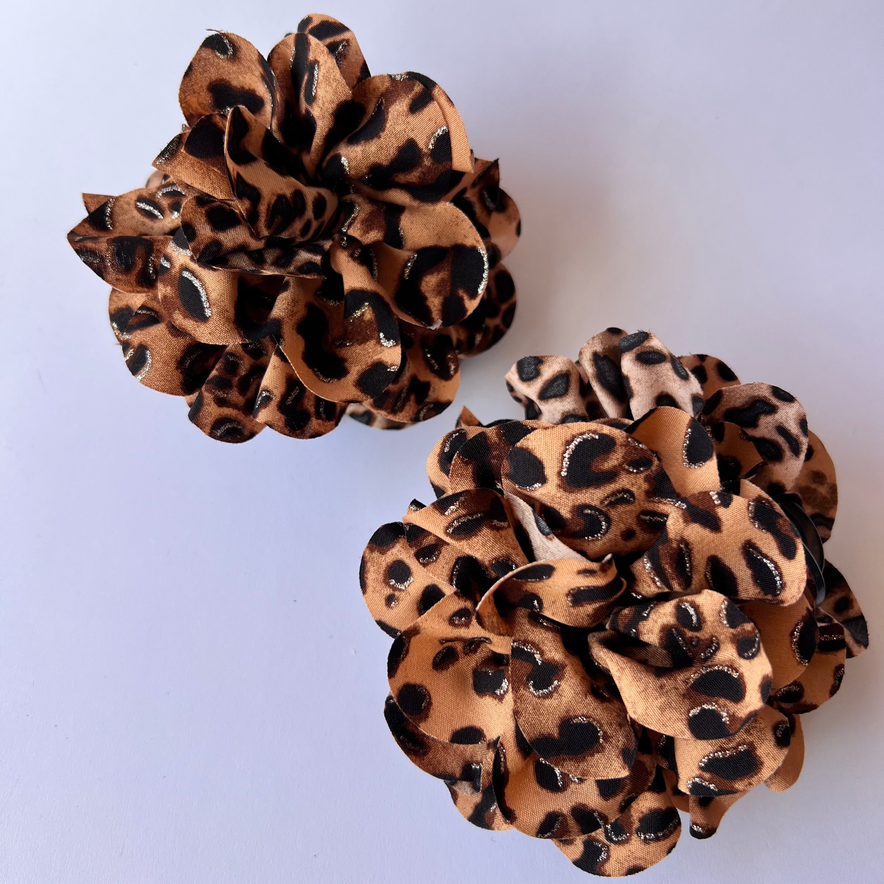 Flor print camel