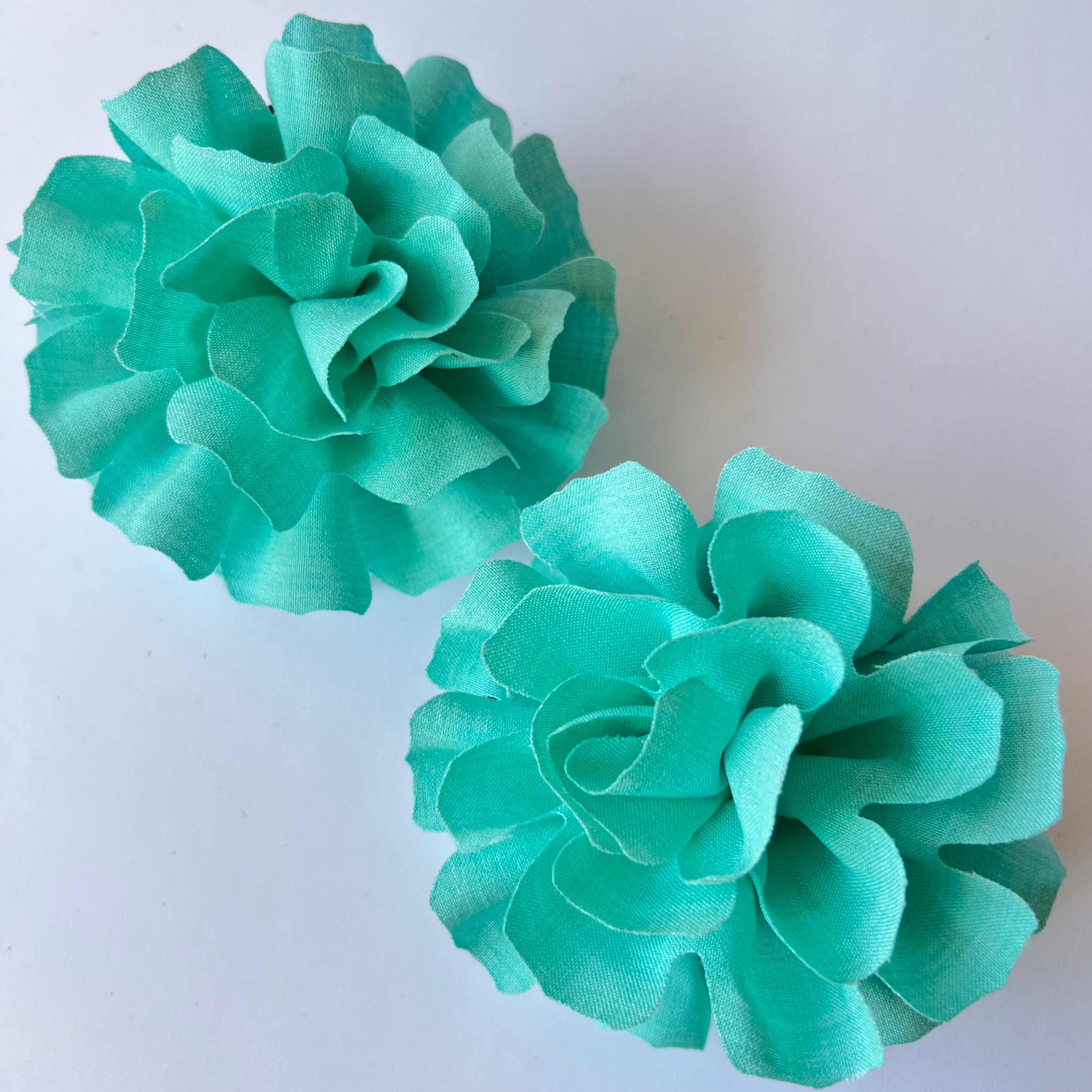 Flor verde agua