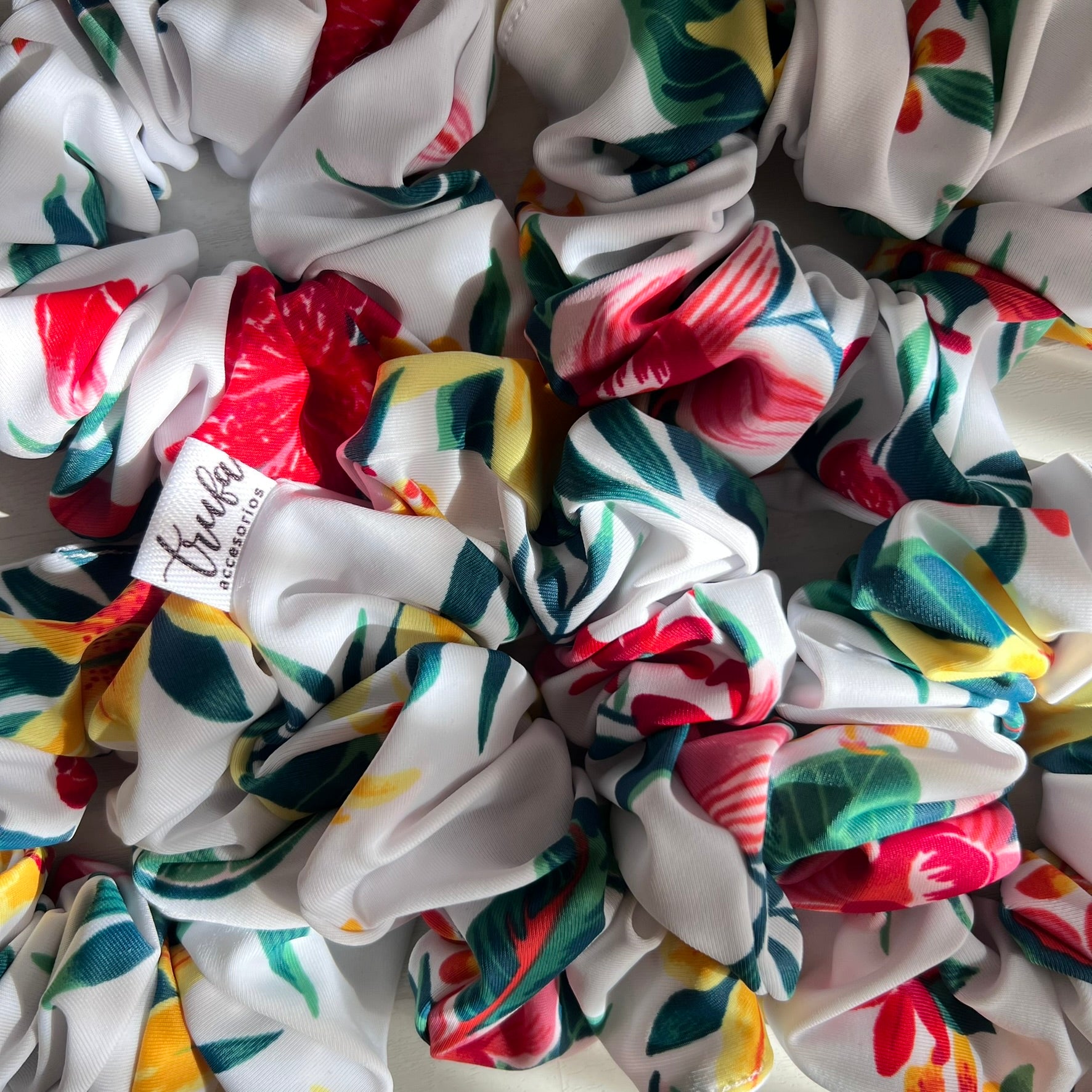 Scrunchie Blanco Mango