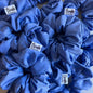 Scrunchie Celeste Oscuro