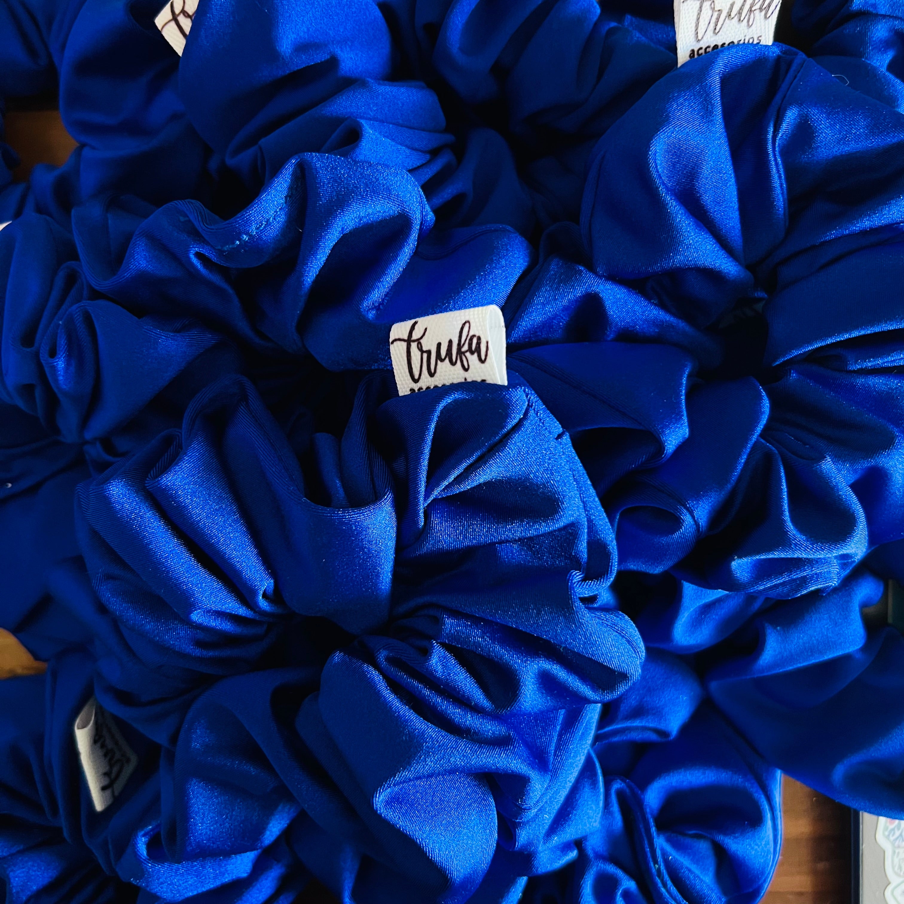 Scrunchie azul
