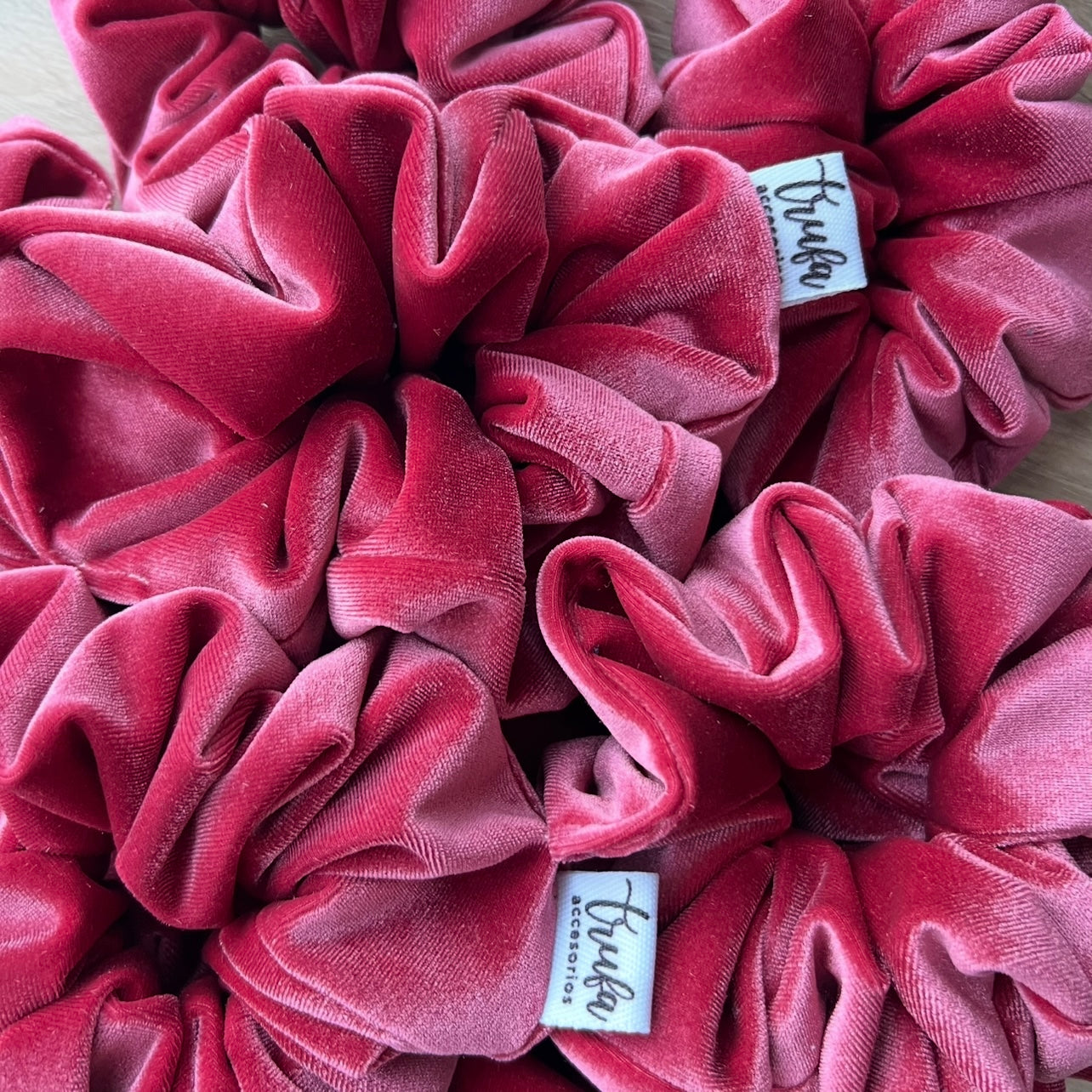 Scrunchie Velvet Palo Rosa