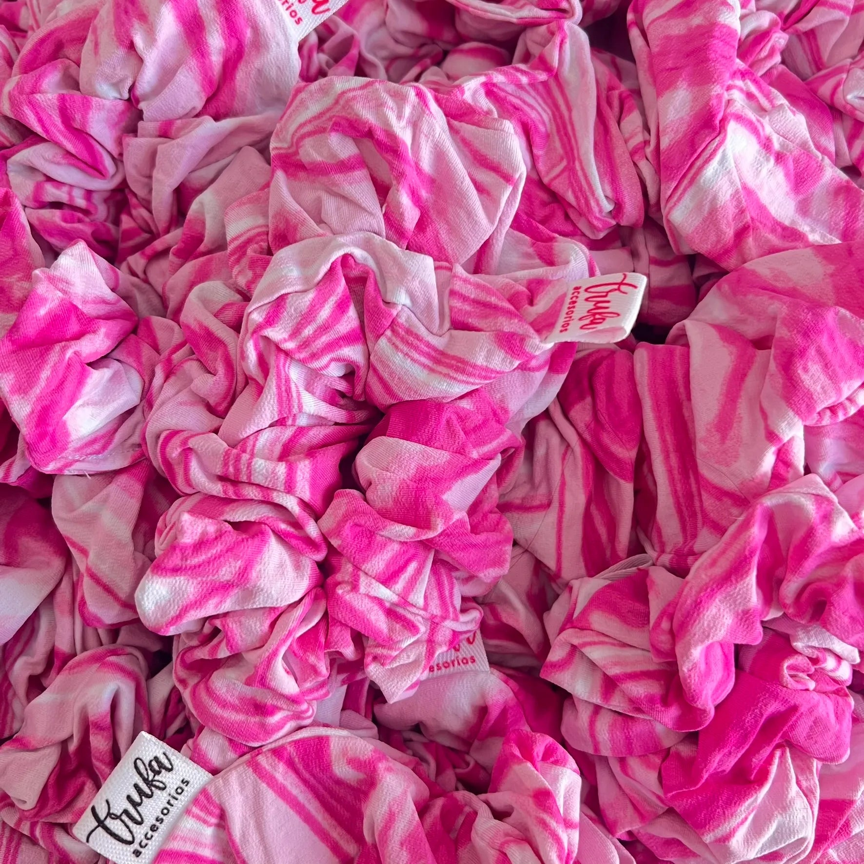 Scrunchie Fucsia Tiedye