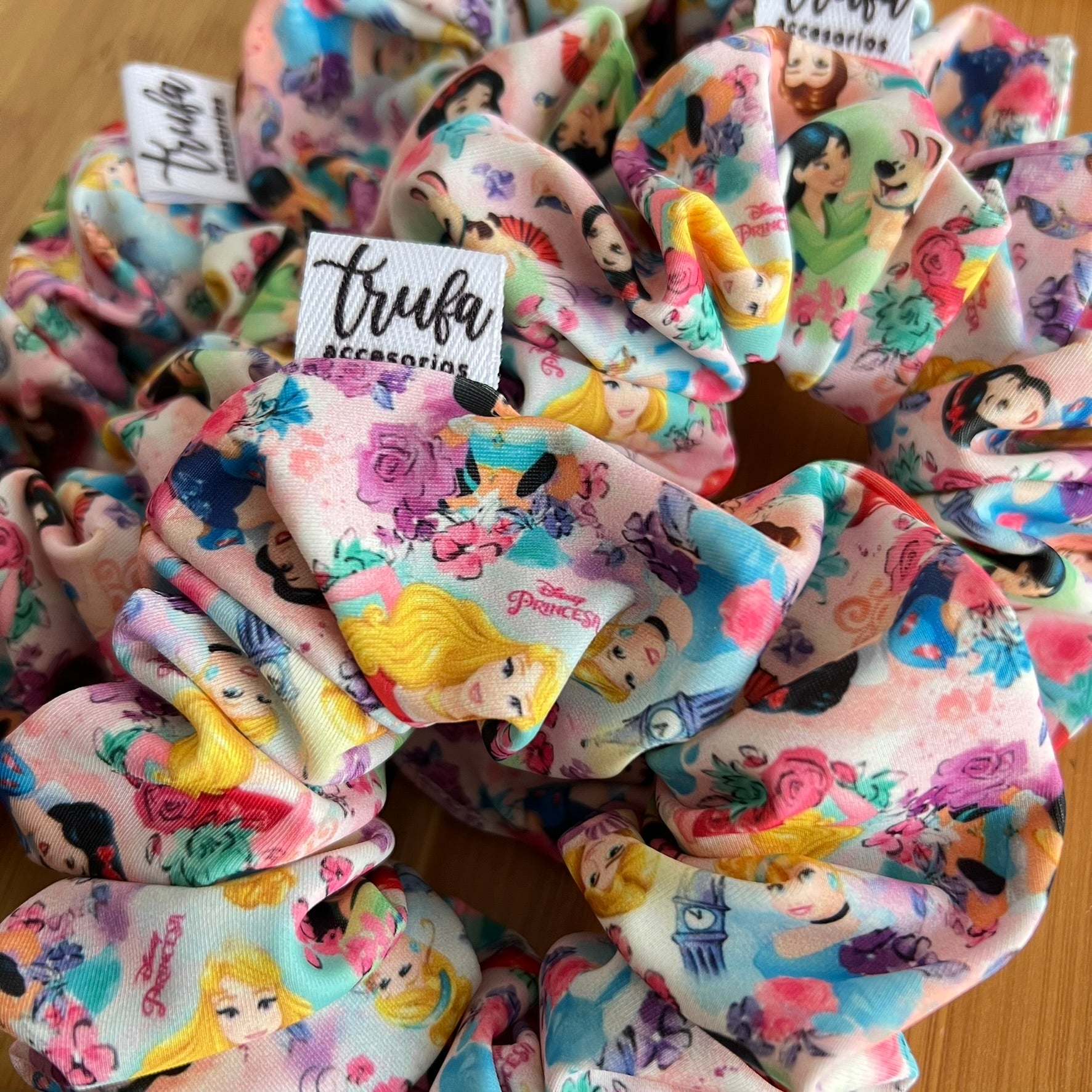 Scrunchie animado Princesas