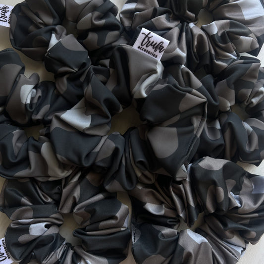 Scrunchie Print Negro