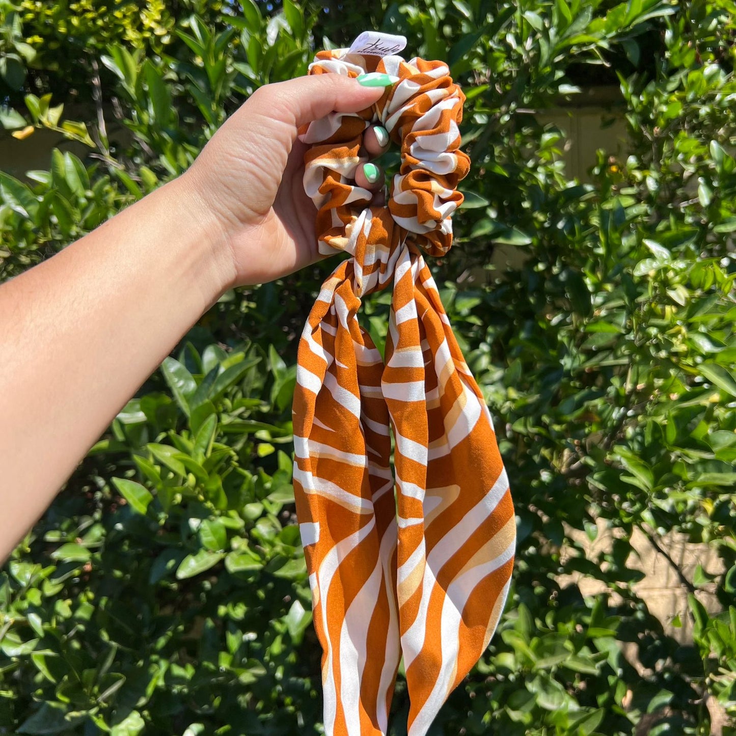 Pañuelo Líneas Mostaza